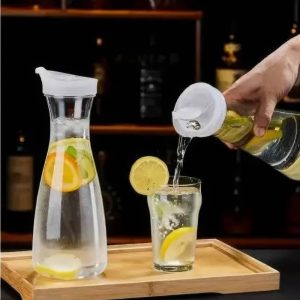 Carafe d&rsquo;eau transparente