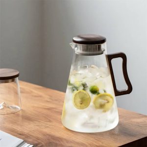Carafe verre avec bouchon